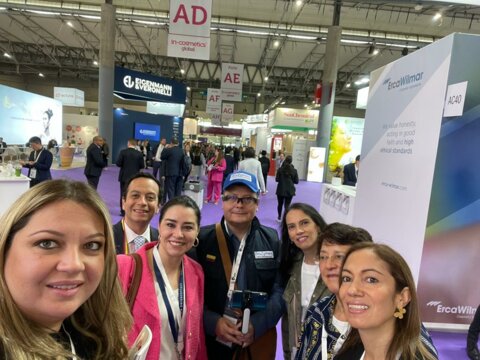 SIPPO supports the first market mission and product adaptation of the Bogota Chamber of Commerce at In-Cosmetics 2023 Barcelona
